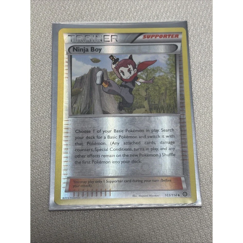 Ninja Boy 103/114, 2016 League Cup Promo Stamped Reverse Holo NM Pokemon TCG